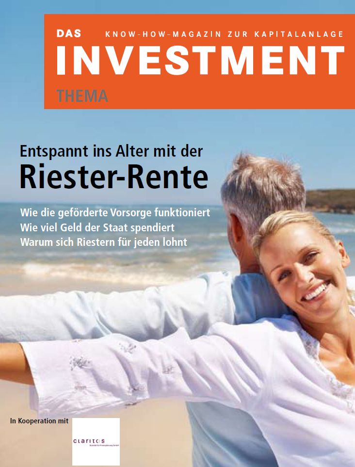 Titelblatt der Zeitschrift "Das Investment"